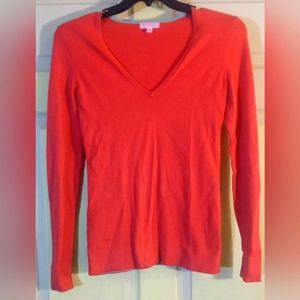 Ladies Coral Lilly Pulitzer Size Medium Long Sleeve Top